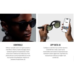 Ray-Ban Meta Wayfarer (Gen 2) Shiny Black-Transitions Graph. Green