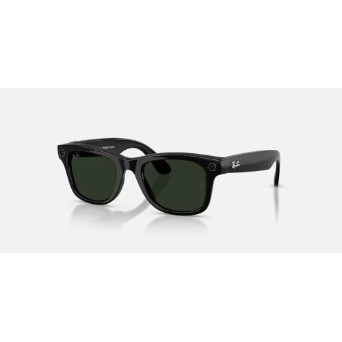 Ray-Ban Meta Wayfarer (Gen 2) Shiny Black-Transitions Graph. Green