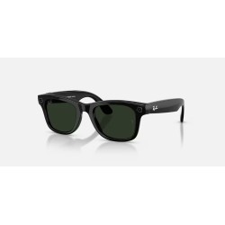 Ray-Ban Meta Wayfarer (Gen 2) Shiny Black-Transitions Graph. Green