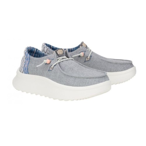 Wendy Peak Chambray Woven Hey Dude