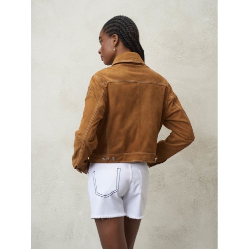 Giacca Pelle W Blauer