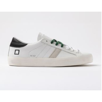 D.A.T.E. Hill Low Calf White-Black 