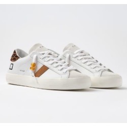 D.A.T.E. Hill Low Calf White-Leopard 