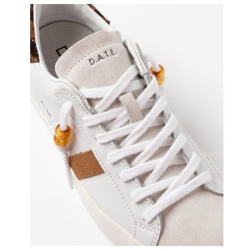 D.A.T.E. Hill Low Calf White-Leopard 