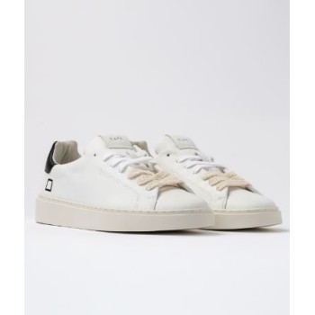 D.A.T.E. Levante Calf White-Black  2