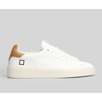 D.A.T.E. Levante Calf White-Cuoio