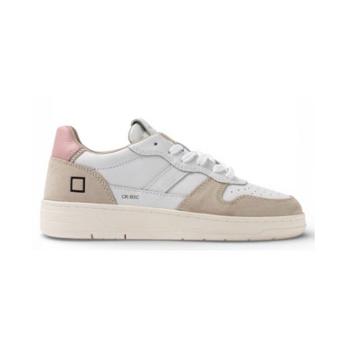 D.A.T.E. W Court 2.0 Basic White-Pink 