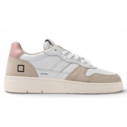 D.A.T.E. W Court 2.0 Basic White-Pink 