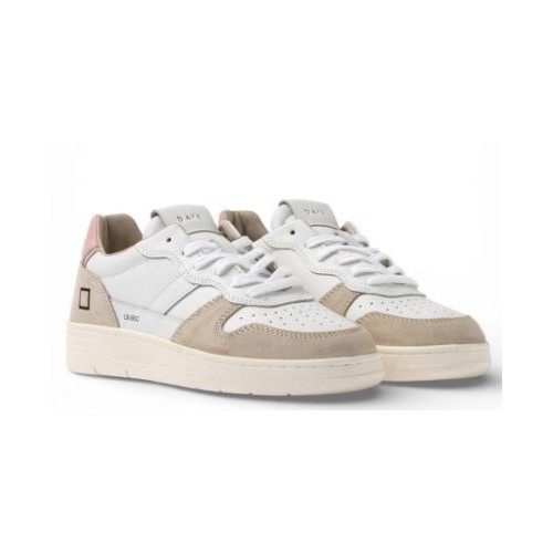 D.A.T.E. W Court 2.0 Basic White-Pink 