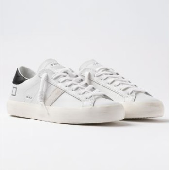 D.A.T.E. W Hill Low Calf White-Black  2