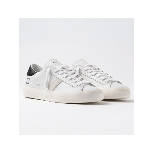 D.A.T.E. W Hill Low Calf White-Black 