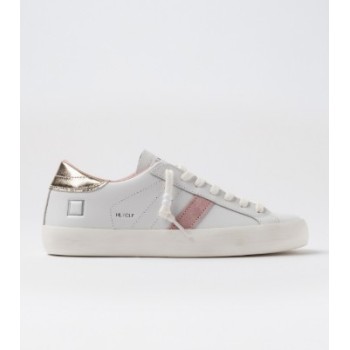 D.A.T.E. W Hill Low Calf White-Platinum 