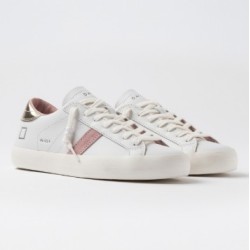 D.A.T.E. W Hill Low Calf White-Platinum 
