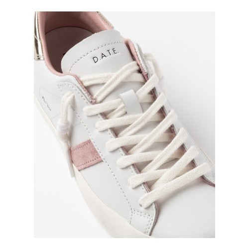 D.A.T.E. W Hill Low Calf White-Platinum 