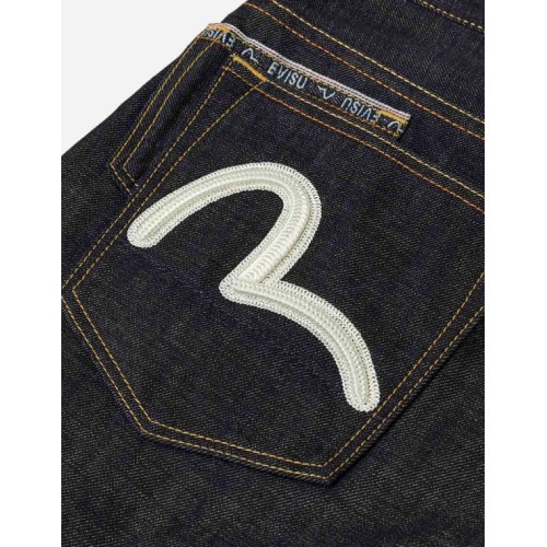 7-Pocket Logo Seagull Embroidery Jeans Evisu