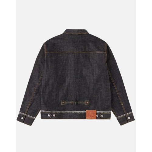 Logo Seagull Embroidery Denim Jacket Evisu