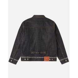 Logo Seagull Embroidery Denim Jacket Evisu