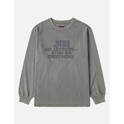 Reversed Seagull Slogan Long-sleeve T-shirt Evisu