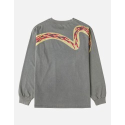 Reversed Seagull Slogan Long-sleeve T-shirt Evisu