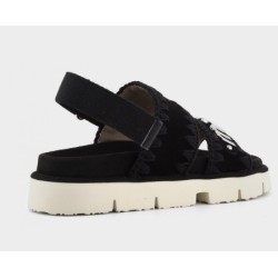 Mou Bio Sandal Suede Met Logo 