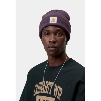Short Watch Hat Acrylic Cozy Purple Carhartt Wip