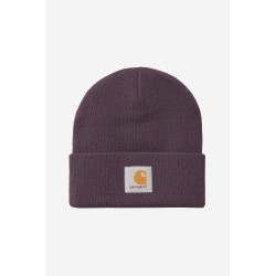 Short Watch Hat Acrylic Cozy Purple Carhartt Wip