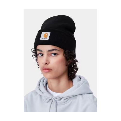 Short Watch Hat Acrylic Black Carhartt Wip