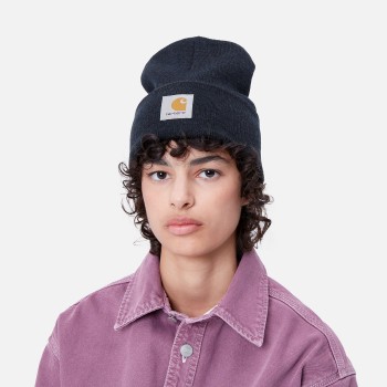 Acrylic Watch Hat Dark Navy Heather Carhartt Wip