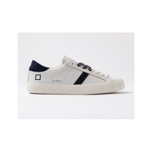 D.A.T.E. Hill Low Natural White-Blue