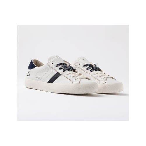 D.A.T.E. Hill Low Natural White-Blue
