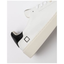 D.A.T.E. Levante Calf White-Black 