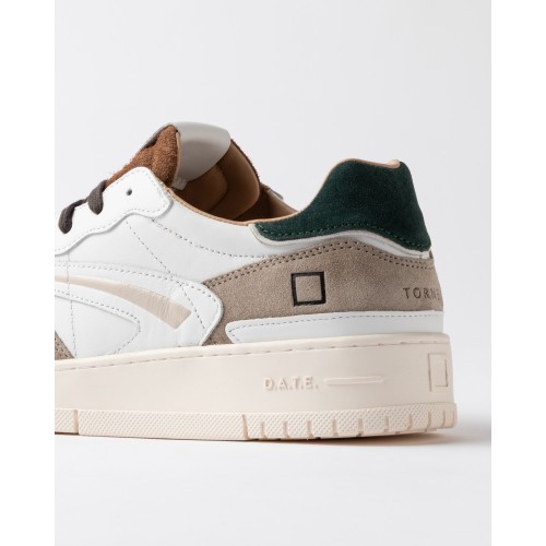 D.A.T.E. Torneo Pure Calf White-Green 