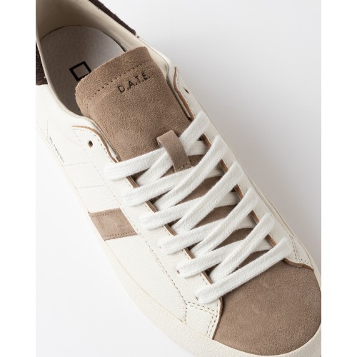 D.A.T.E. Hill Low Vintage White Brown