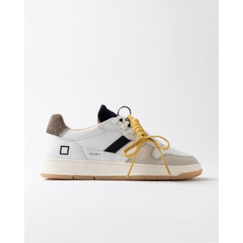 D.A.T.E. Court 2.0 Vintage White-Brown