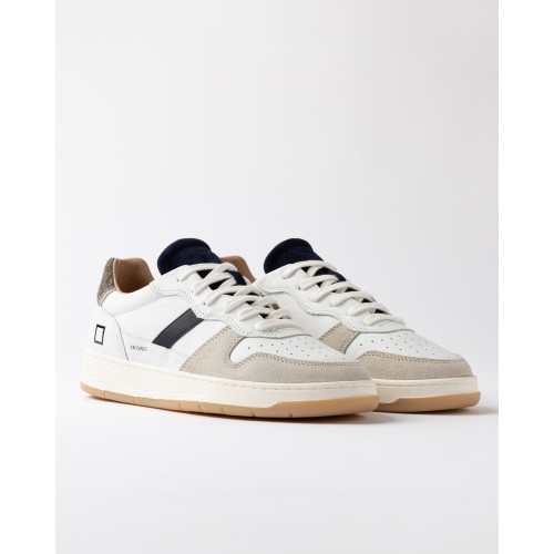 D.A.T.E. Court 2.0 Vintage White-Brown
