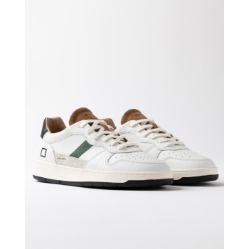 D.A.T.E. Court 2.0 Vintage White-Cuoio  2