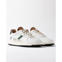 D.A.T.E. Court 2.0 Vintage White-Cuoio 