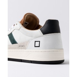 D.A.T.E. Court 2.0 Vintage White-Cuoio 
