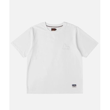 Monochrome Seagull Embroidery T-shirt Evisu