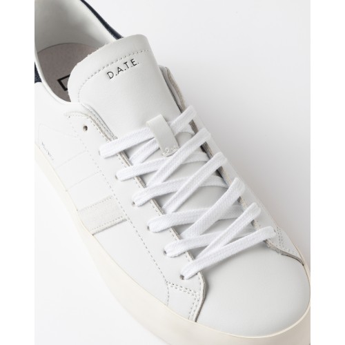 D.A.T.E. Hill Low Basic White-Blue