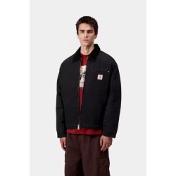 OG Detroit Jacket - Black / Black Stone canvas Carhartt Wip