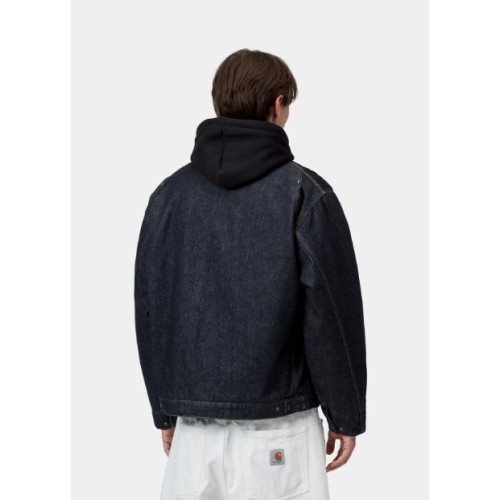 OG Detroit Jacket - Blue / Black, rinsed Carhartt Wip