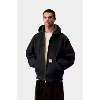 OG Active Jacket - Black, Stone washed Carhartt Wip