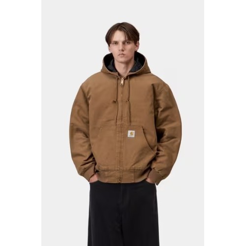 OG Active Jacket - WIP H Brown, Stone canvas Carhartt Wip