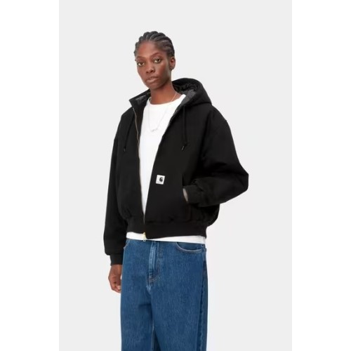 W' OG Active Jacket - Black, Rinsed Carhartt Wip