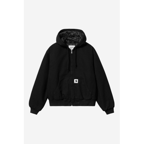 W' OG Active Jacket - Black, Rinsed Carhartt Wip