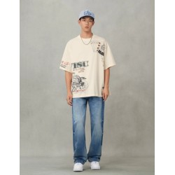Yellow Daicock Print Regular Fit Evisu