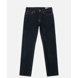 Grey & White Seagull Print Pocket Selvedge Denim Evisu