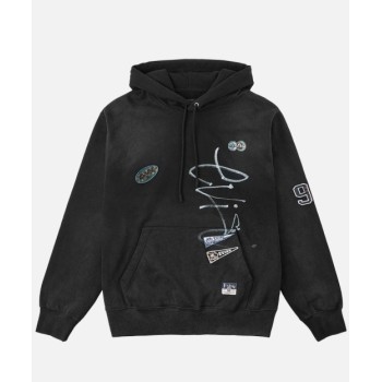 Fortune Embroidered Badges Hoodie Evisu