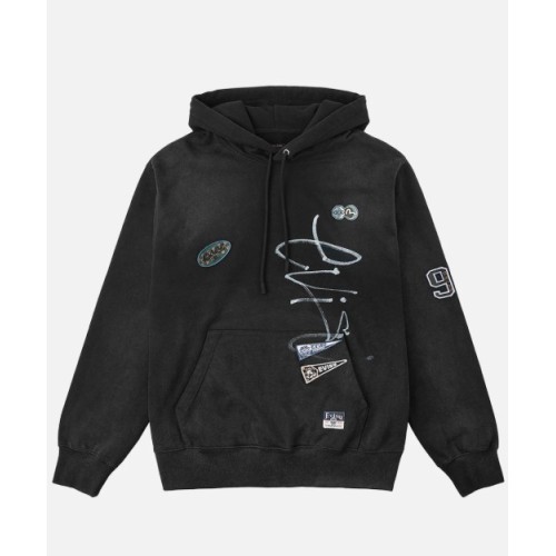 Fortune Embroidered Badges Hoodie Evisu